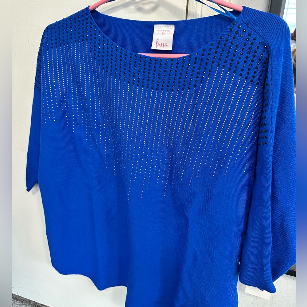 Blue sweater
